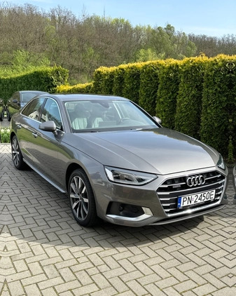 Audi A4 cena 98900 przebieg: 25000, rok produkcji 2021 z Poznań małe 137